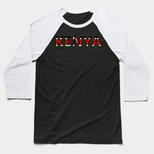 Drapeau Kenya Baseball T-Shirt
